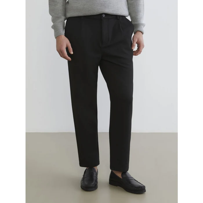 XSIDE Siyah Standart Kalıp Erkek Pantolon