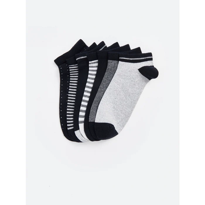 LCW ACCESSORIES Karışık Çizgili Erkek Patik Çorap 7li