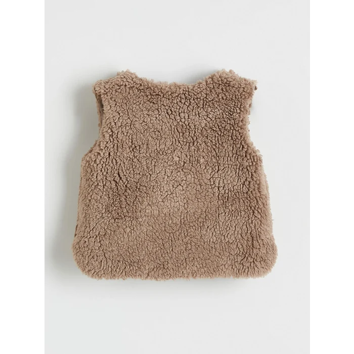 LCW baby Kahverengi Kız Bebek Bluz, Yelek ve Tayt