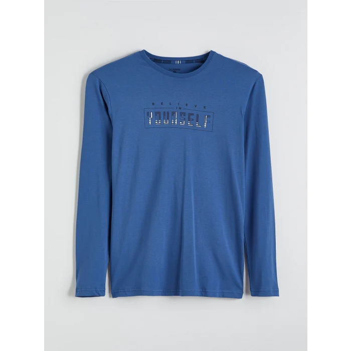 LC WAIKIKI Lacivert Ekose Erkek Pijama Takımı