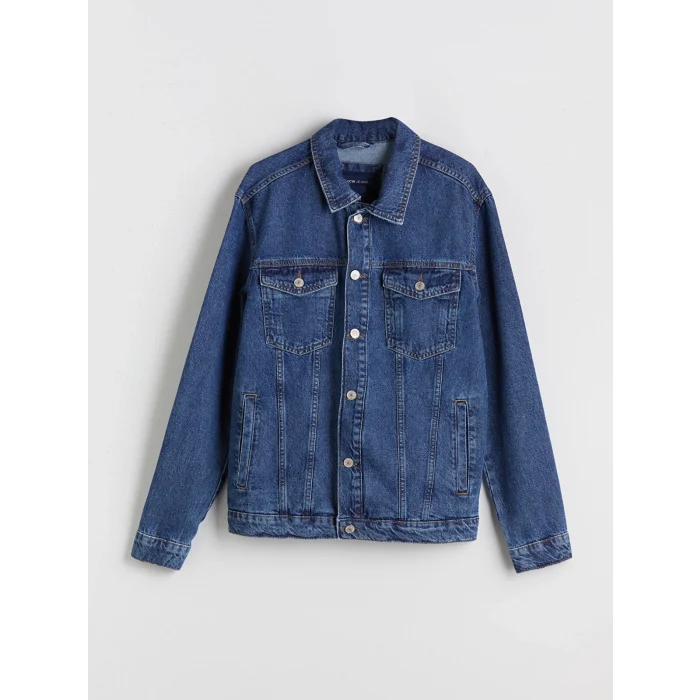 LCW Jeans İndigo Standart Kalıp Erkek Jean Ceket