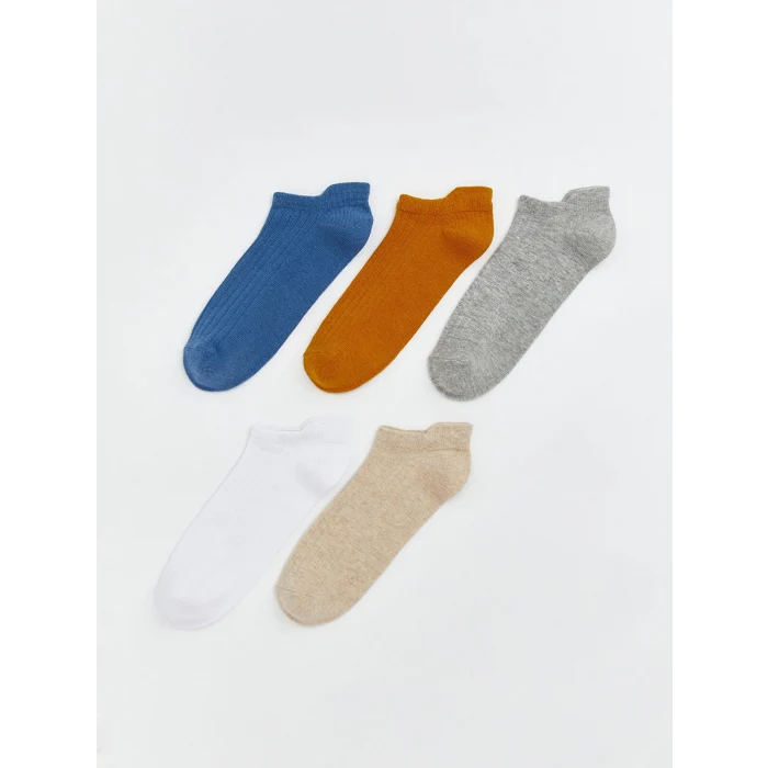 LCW Kids Karışık Basic Erkek Çocuk Patik Çorap 5li