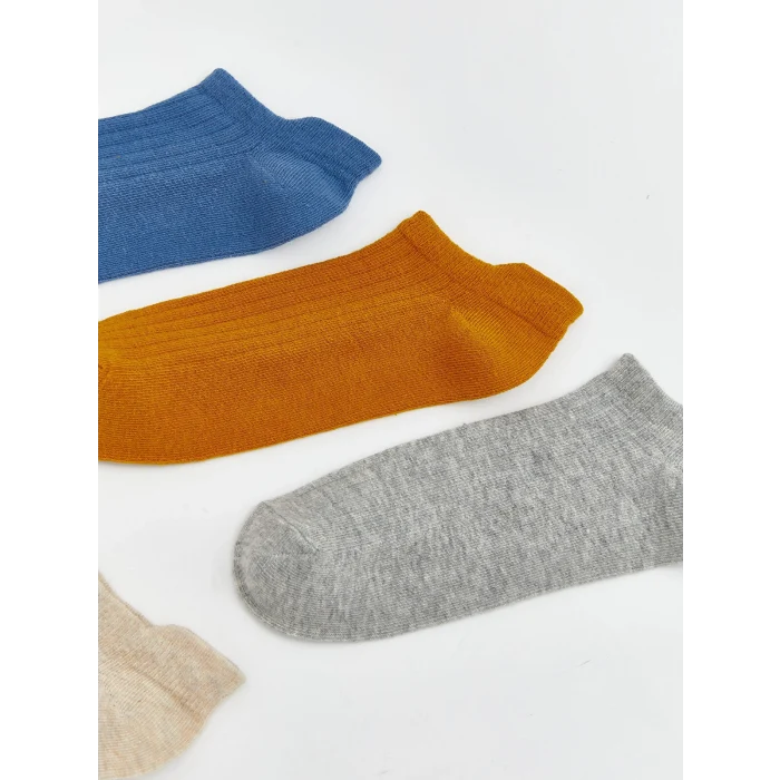 LCW Kids Karışık Basic Erkek Çocuk Patik Çorap 5li