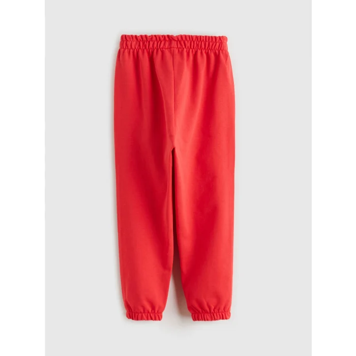 LCW baby Ekru Baskılı Kız Bebek Sweatshirt ve Eşofman Altı