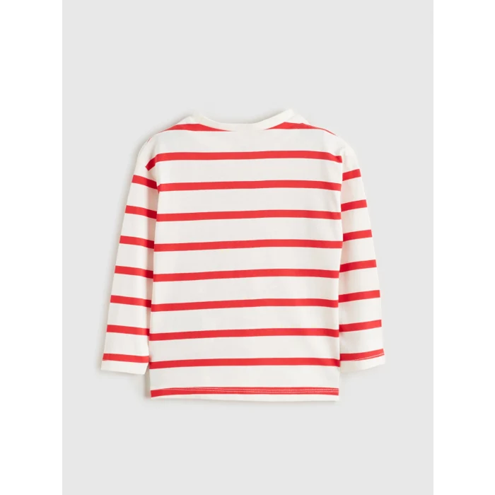 LCW baby Ekru Baskılı Kız Bebek Sweatshirt ve Eşofman Altı