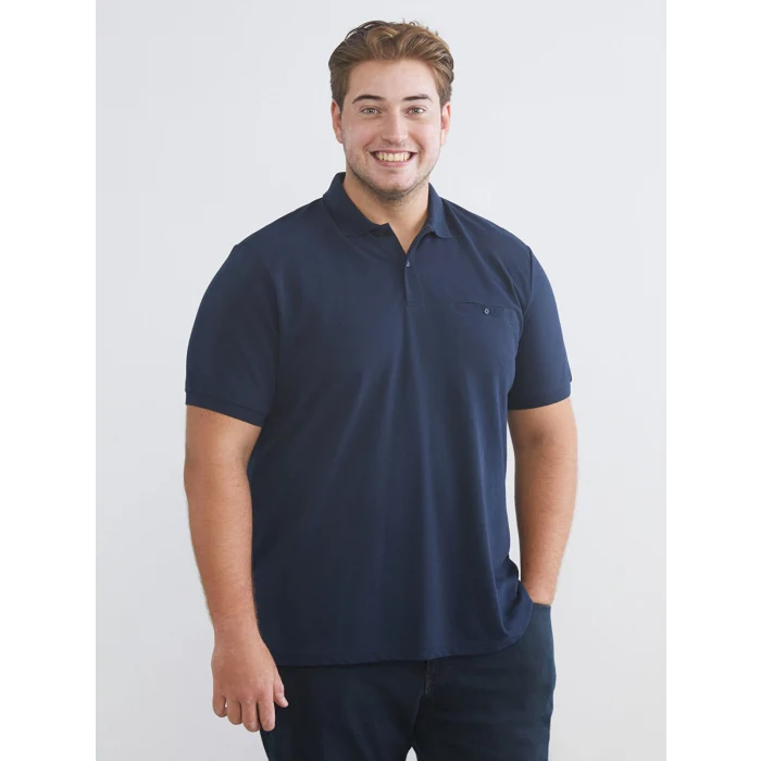 LCWAIKIKI Classic Lacivert Polo Yaka Pike Erkek Tişört