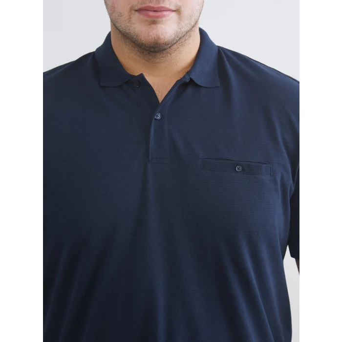 LCWAIKIKI Classic Lacivert Polo Yaka Pike Erkek Tişört