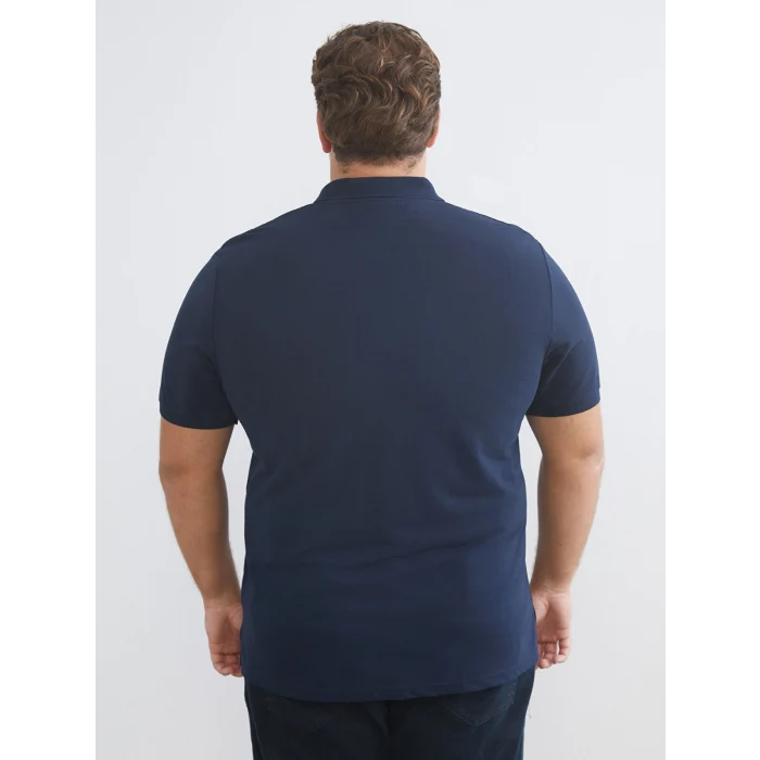 LCWAIKIKI Classic Lacivert Polo Yaka Pike Erkek Tişört