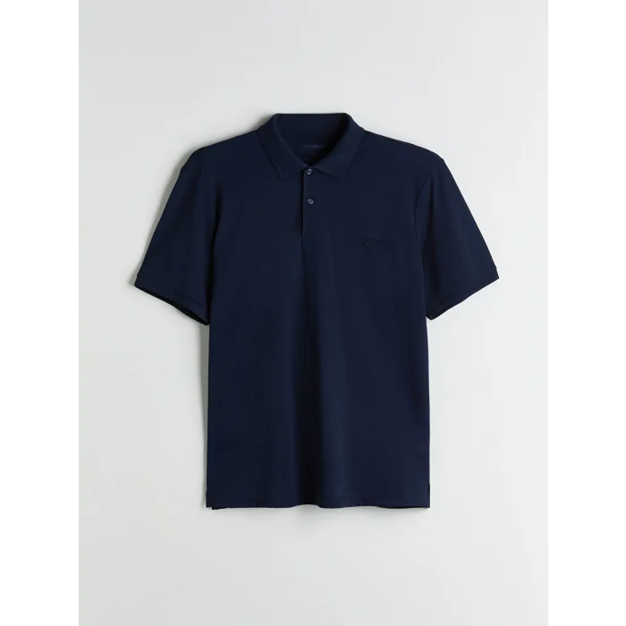 LCWAIKIKI Classic Lacivert Polo Yaka Pike Erkek Tişört