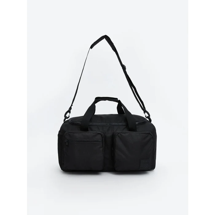 LCW ACCESSORIES Siyah Çok Bölmeli Erkek Spor Çanta