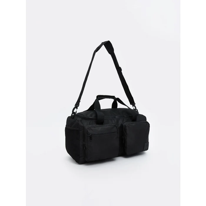 LCW ACCESSORIES Siyah Çok Bölmeli Erkek Spor Çanta