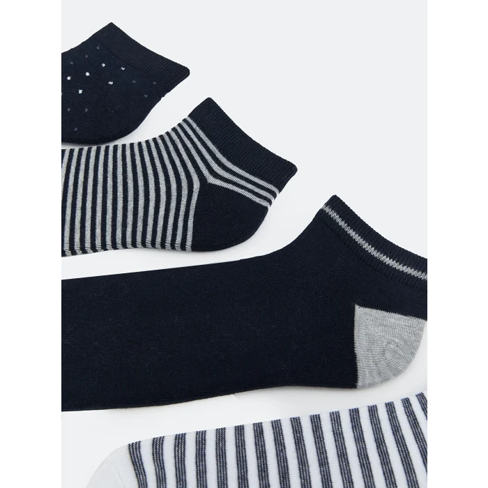 LCW ACCESSORIES Karışık Çizgili Erkek Patik Çorap 7li