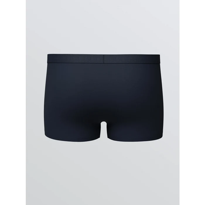 LC WAIKIKI İndigo Rahat Kalıp Pamuklu Esnek Erkek Boxer 3lü