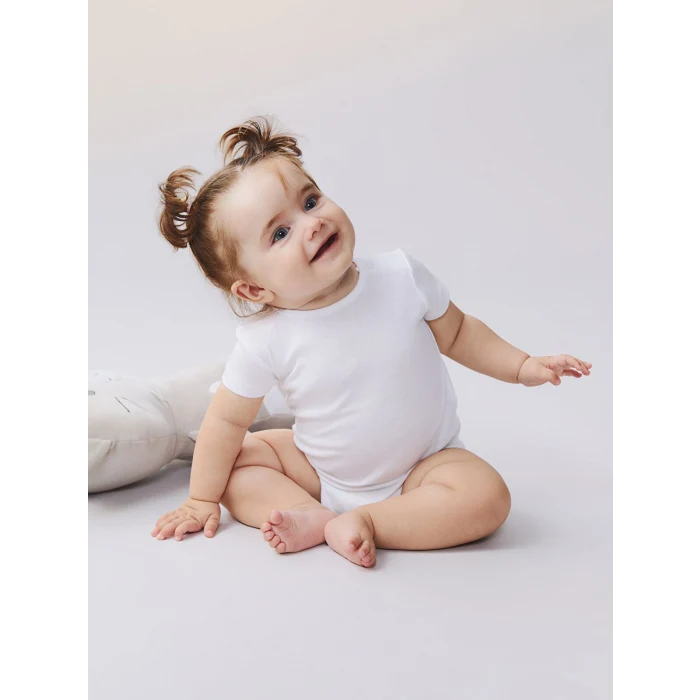 LCW baby Ekru Basic Kız Bebek Çıtçıtlı Body 3lü