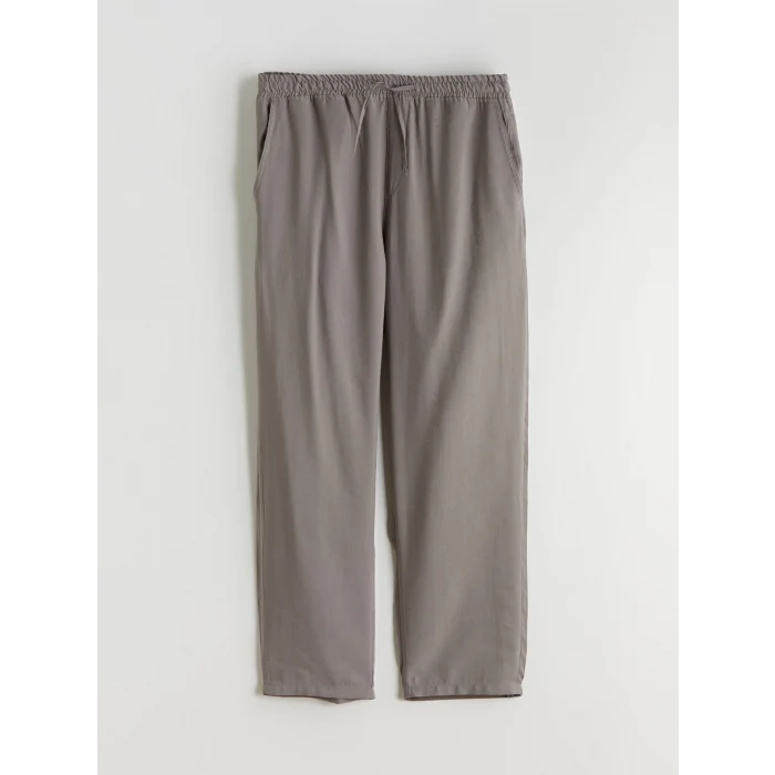 XSIDE Gri Rahat Kalıp Gabardin Erkek Pantolon