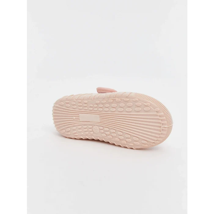 LCW STEPS Pembe Cırt Cırtlı Kız Bebek Panduf