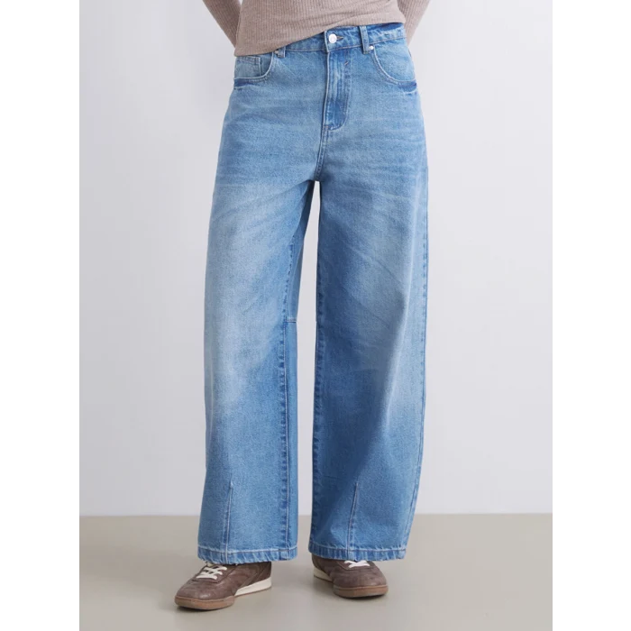 XSIDE Mavi Baggy Fit Kadın Jean Pantolon