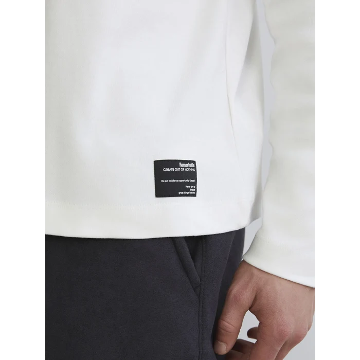 XSIDE Ekru Bisiklet Yaka Erkek Sweatshirt