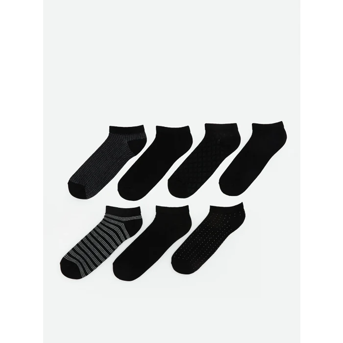 LCW ACCESSORIES Karışık Çizgili Erkek Patik Çorap 7li