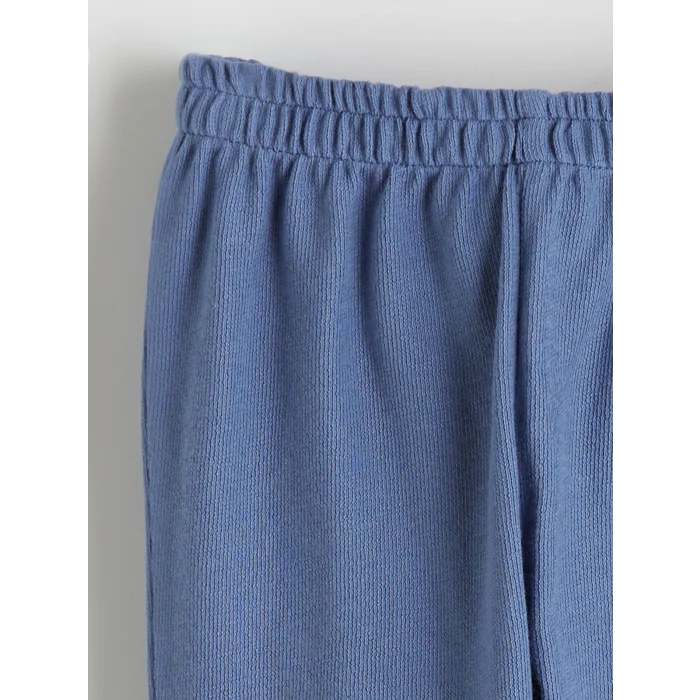 LCW baby Mavi Basic Erkek Bebek Sweatshirt ve Eşofman Altı