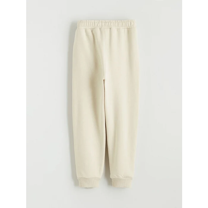 LCW Kids Bej Beli Lastikli Erkek Çocuk Jogger Eşofman Altı 2li