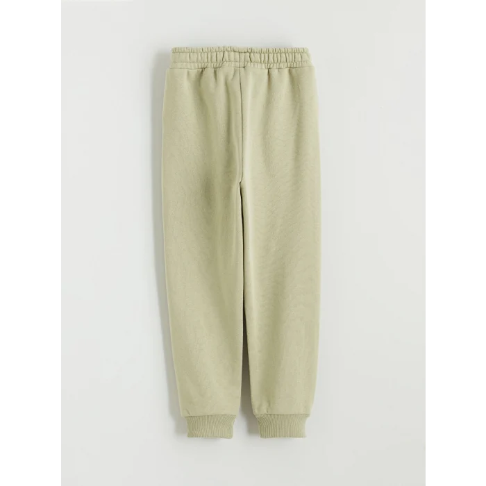 LCW Kids Bej Beli Lastikli Erkek Çocuk Jogger Eşofman Altı 2li