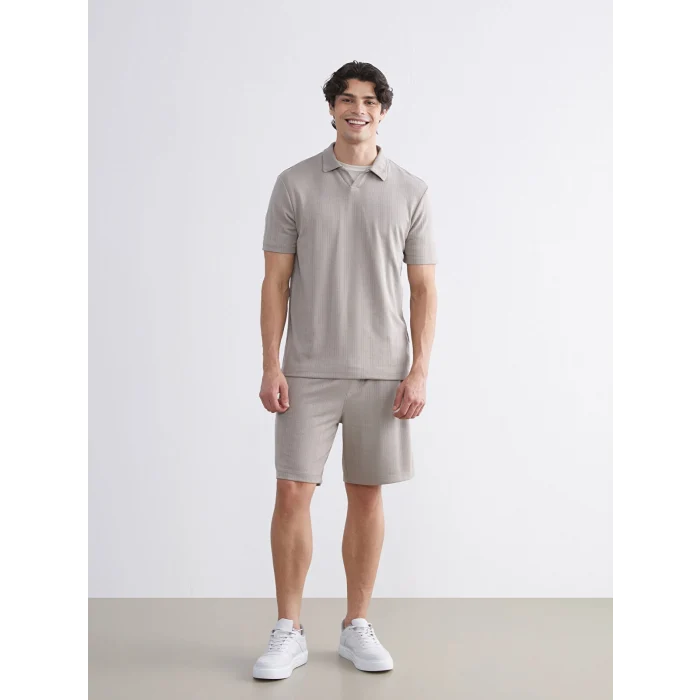 XSIDE Bej Standart Kalıp Erkek Şort