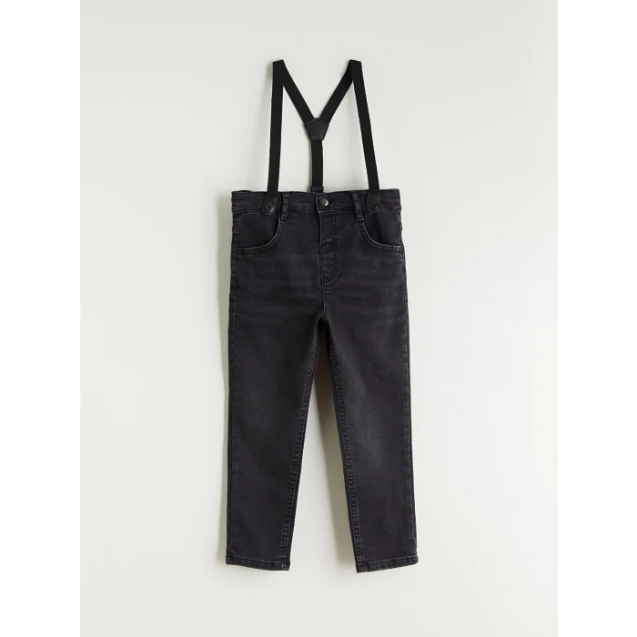 LCW Kids Siyah Regular Fit Erkek Çocuk Jean Pantolon