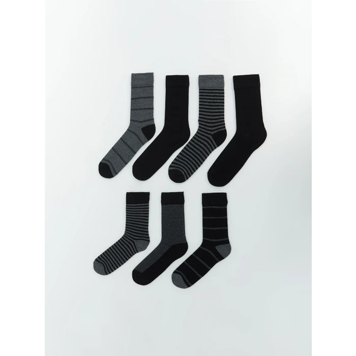 LCW ACCESSORIES Karışık Çizgili Erkek Soket Çorap 7li