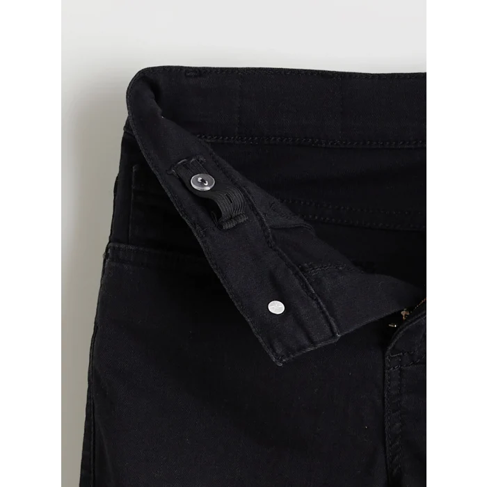 LCW Kids Siyah Super Skinny Fit Erkek Çocuk Jean Pantolon