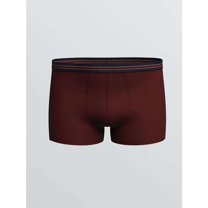 LC WAIKIKI Bordo Standart Kalıp Pamuklu Esnek Erkek Boxer 5li