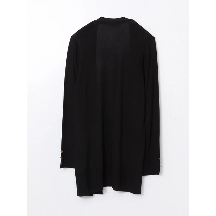 LCWAIKIKI Classic Siyah Şal Yaka Kadın Triko Hırka