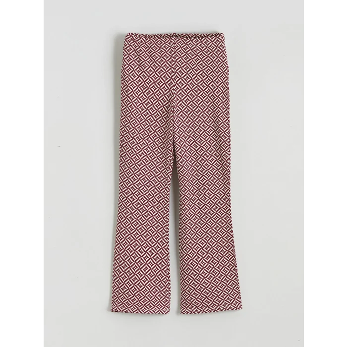 LCW Kids Mürdüm İspanyol Paça Kız Çocuk Tayt