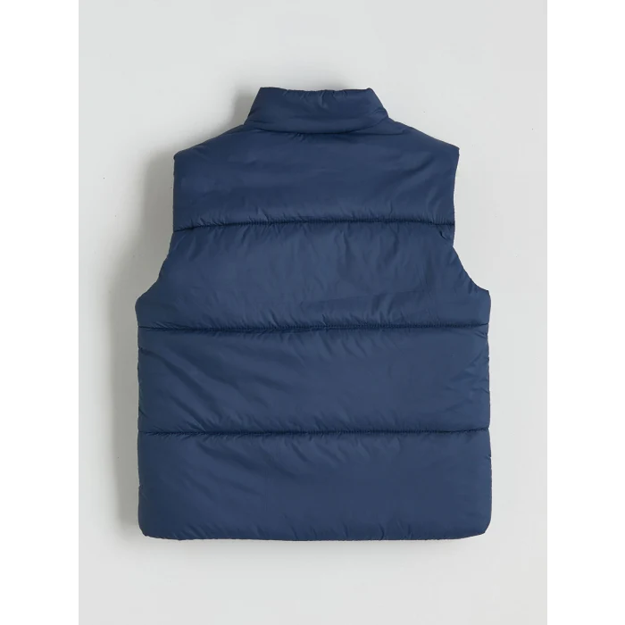 LCW Kids Lacivert Dik Yaka Erkek Çocuk Şişme Yelek