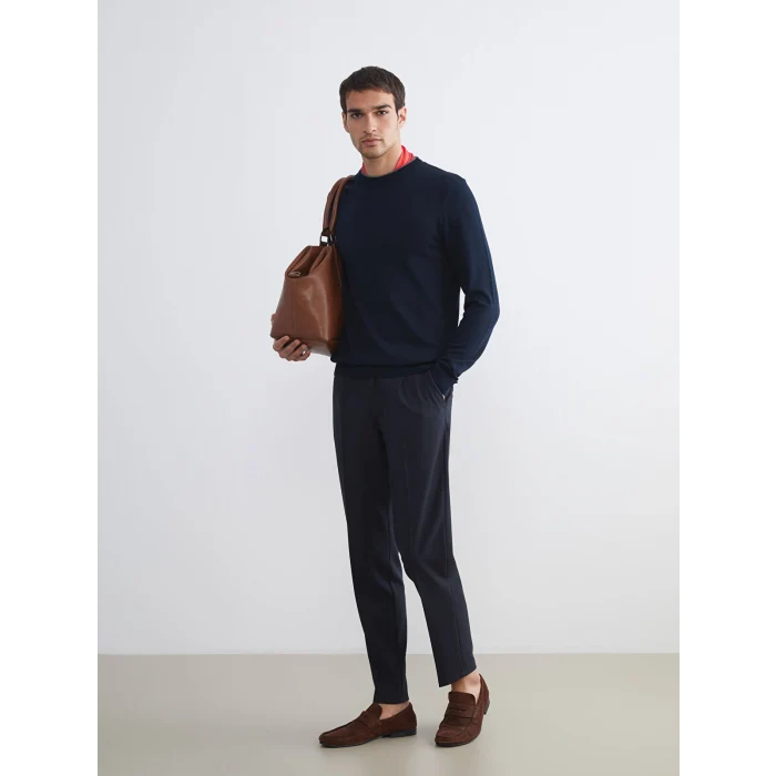 SOUTHBLUE Lacivert Bisiklet Yaka Erkek Triko Kazak