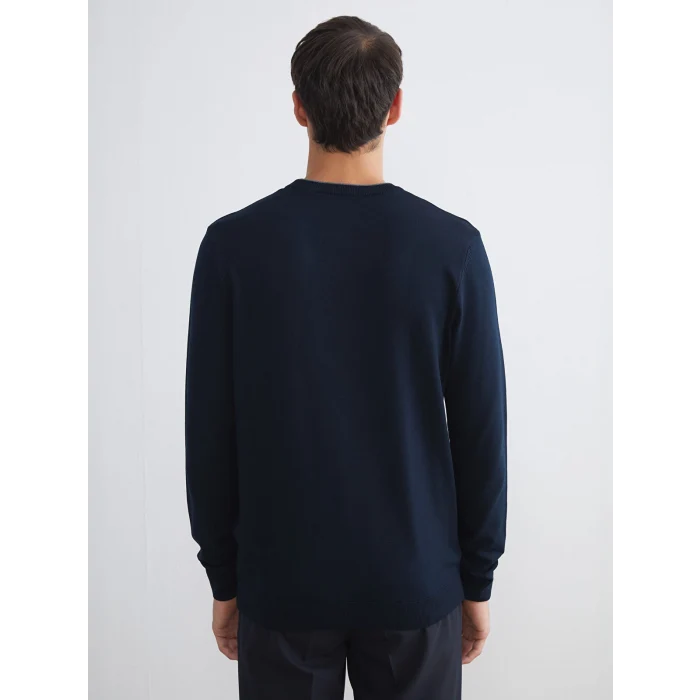 SOUTHBLUE Lacivert Bisiklet Yaka Erkek Triko Kazak