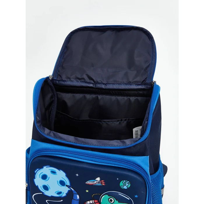 LCW ACCESSORIES Lacivert Dinozor Baskılı Erkek Çocuk Okul Çantası