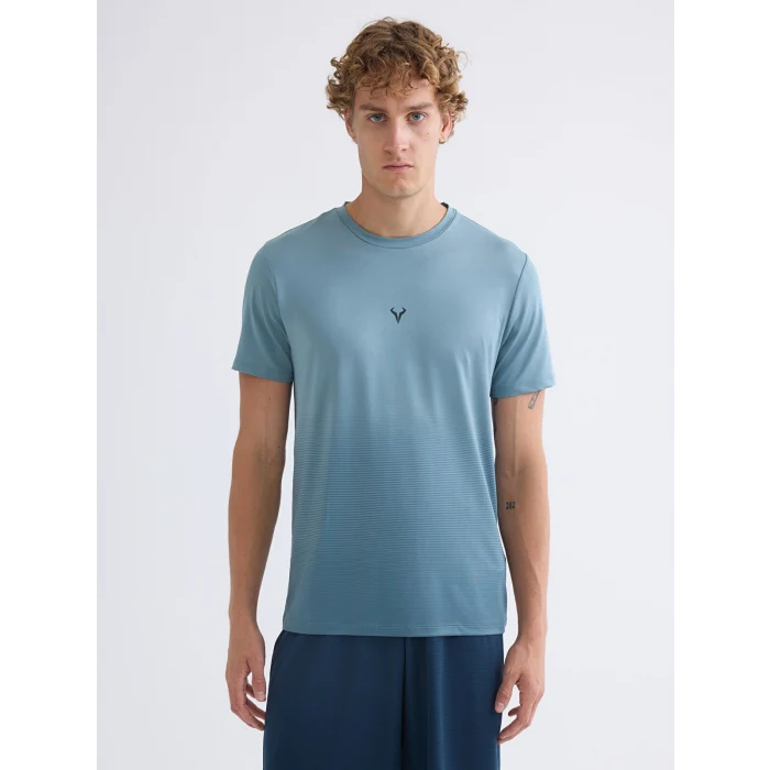 XSIDE ACTIVE Siyah Bisiklet Yaka Erkek Spor Tişört