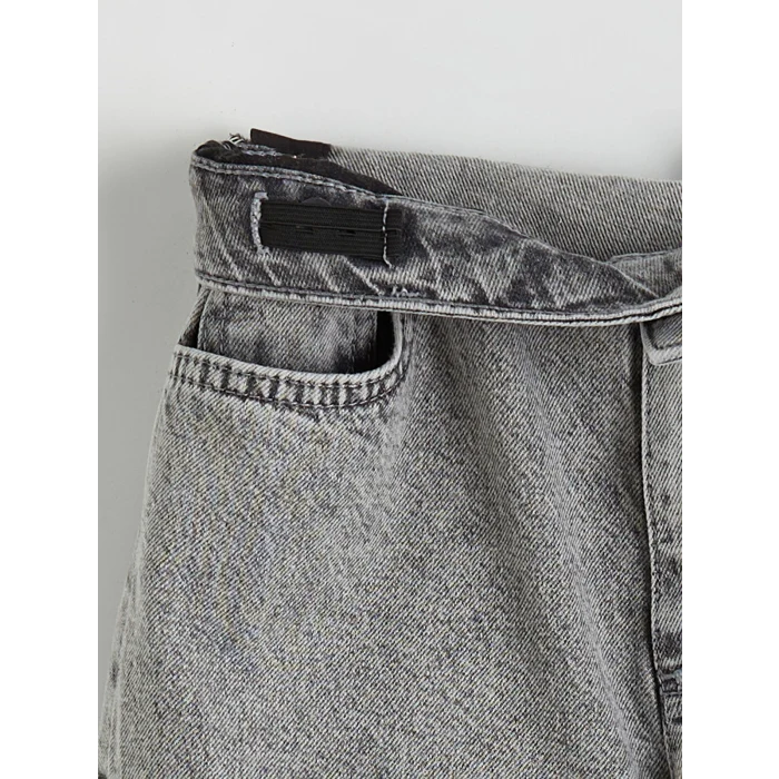 LCW Kids Karışık Wideleg Kız Çocuk Jean Pantolon