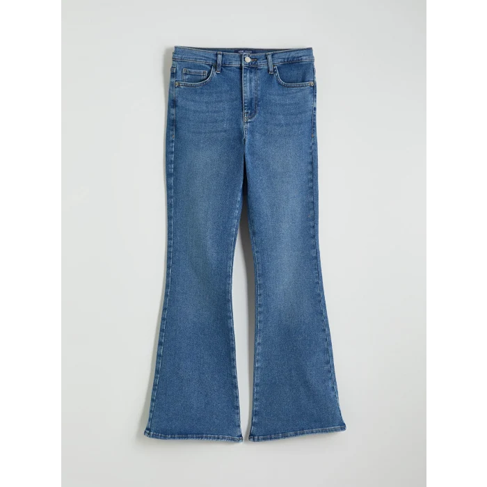 LCW Jeans İndigo Flare Kadın Jean Pantolon