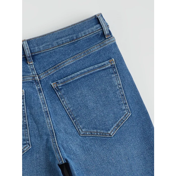 LCW Jeans İndigo Flare Kadın Jean Pantolon