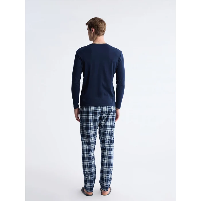 LC WAIKIKI Lacivert Standart Kalıp Erkek Pijama Takımı