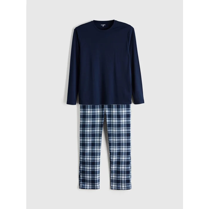 LC WAIKIKI Lacivert Standart Kalıp Erkek Pijama Takımı