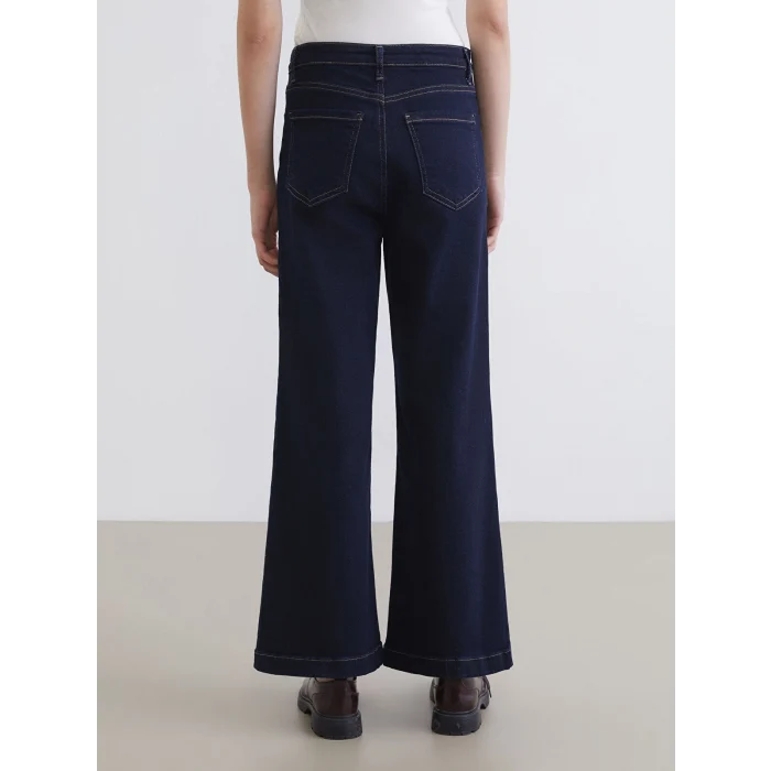 LCW Jeans İndigo Wideleg Kadın Jean Pantolon