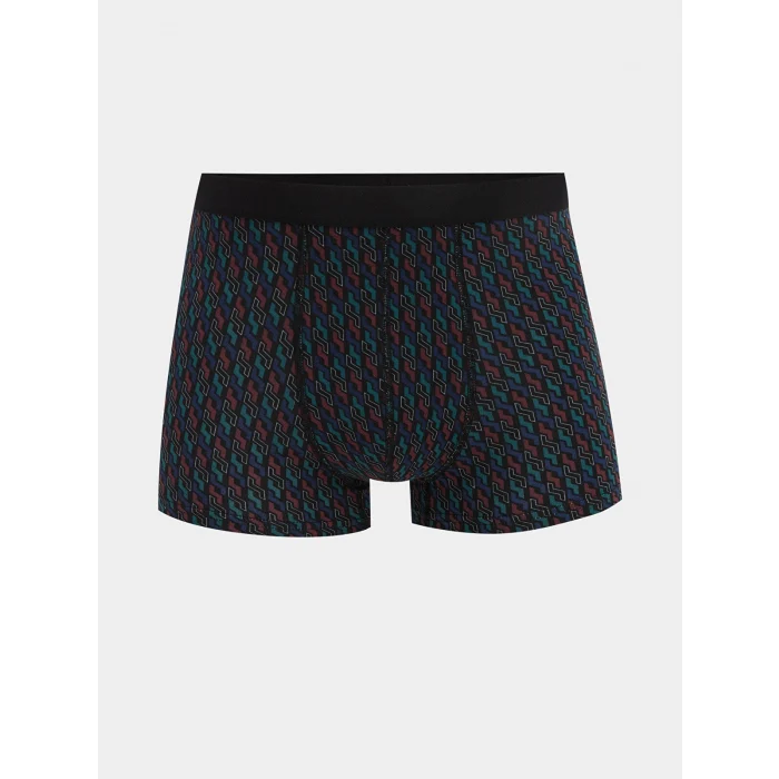 LC WAIKIKI Siyah Standart Kalıp Pamuklu Esnek Erkek Boxer 3lü