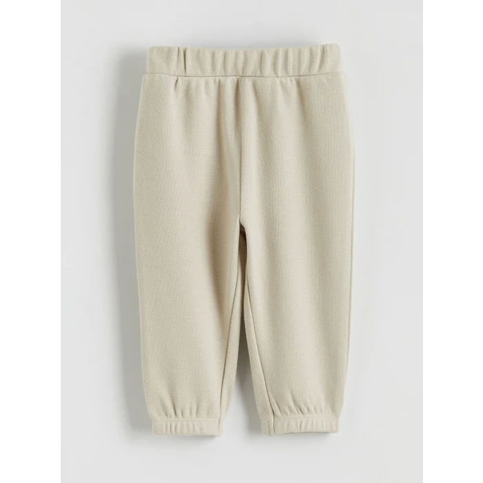 LCW baby Bej Kapüşonlu Erkek Bebek Eşofman Takımı