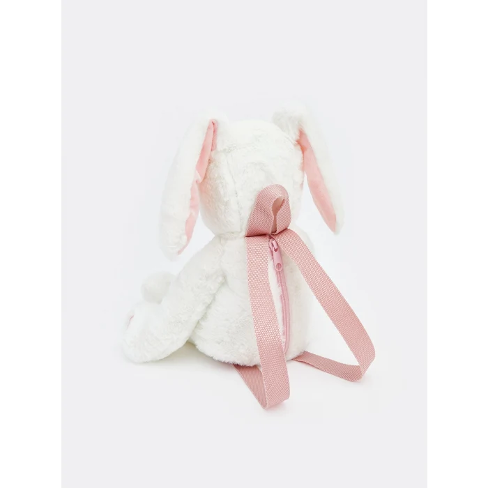 LCW ACCESSORIES Ekru Hareketli Kulaklı Kız Çocuk Sırt Çantası