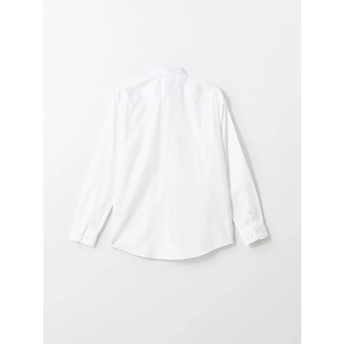 LCW BUSINESS Beyaz Slim Fit Uzun Kollu Erkek Gömlek