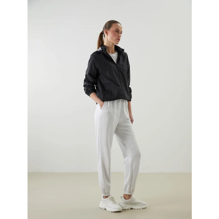 LCWAIKIKI Classic Beyaz Beli Lastikli Kadın Jogger Eşofman Altı