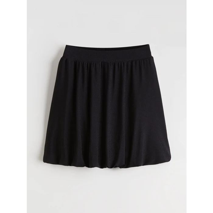 LCW Kids Siyah Beli Lastikli Kız Çocuk Balon Etek